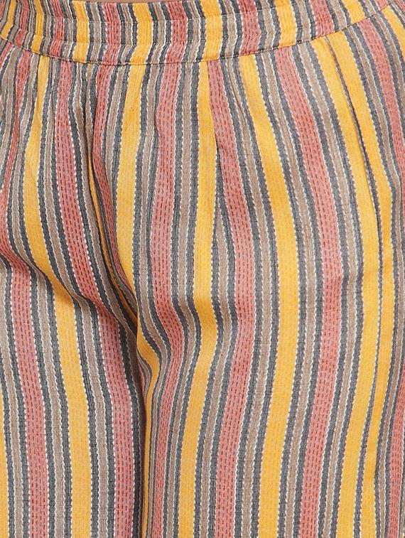 high rise striped palazzo - 16666541 - Standard Image - 4
