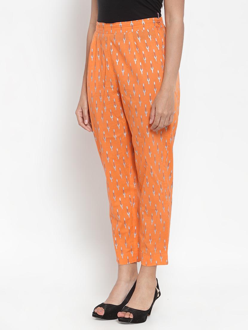 ikat print tapered pant - 16666604 - Standard Image - 1