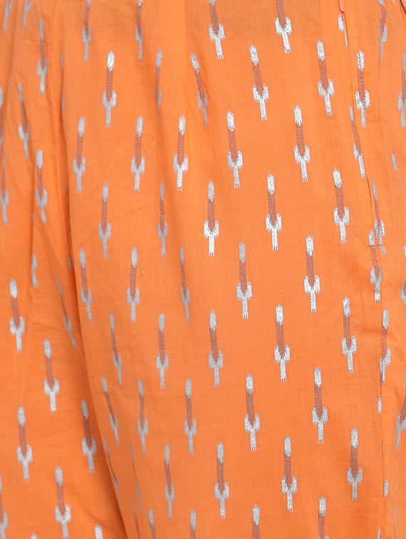 ikat print tapered pant - 16666604 - Standard Image - 4