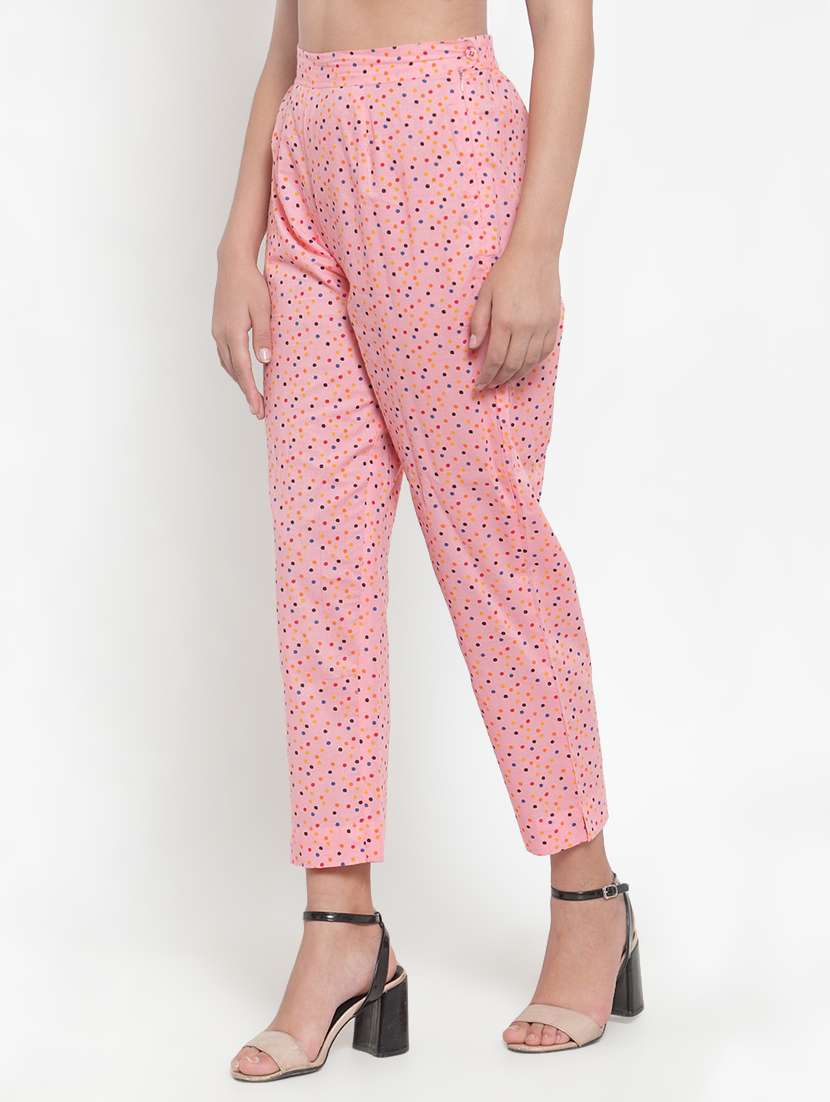 polka dots tapered pant - 16666606 -  Standard Image - 1