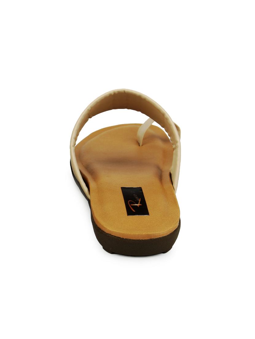 nude one toe sandals - 16668446 - Standard Image - 1