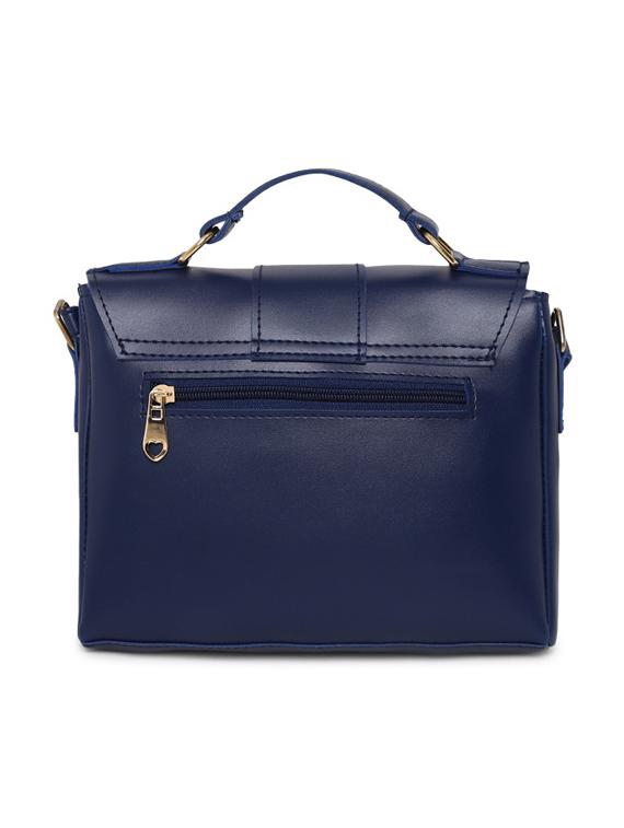 blue leatherette (pu) sling bag - 16668469 -  Standard Image - 1