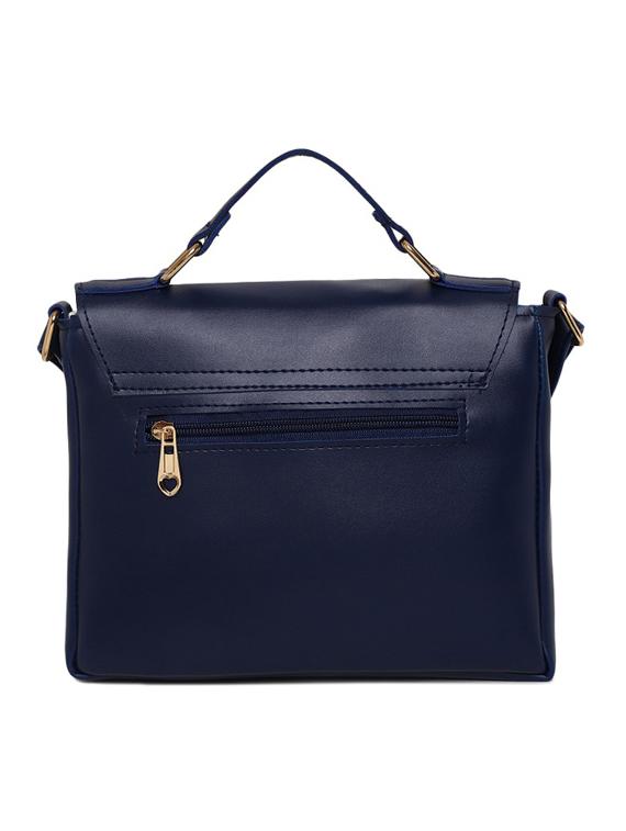 blue leatherette (pu) sling bag - 16668473 -  Standard Image - 1
