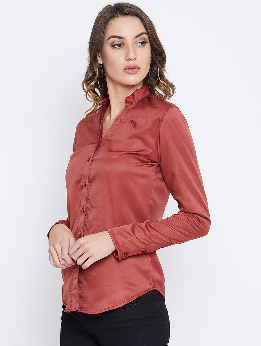long sleeved solid shirt - 16669209 - Standard Image - 1