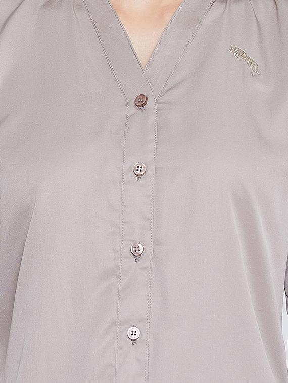long sleeved solid shirt - 16669210 - Standard Image - 4