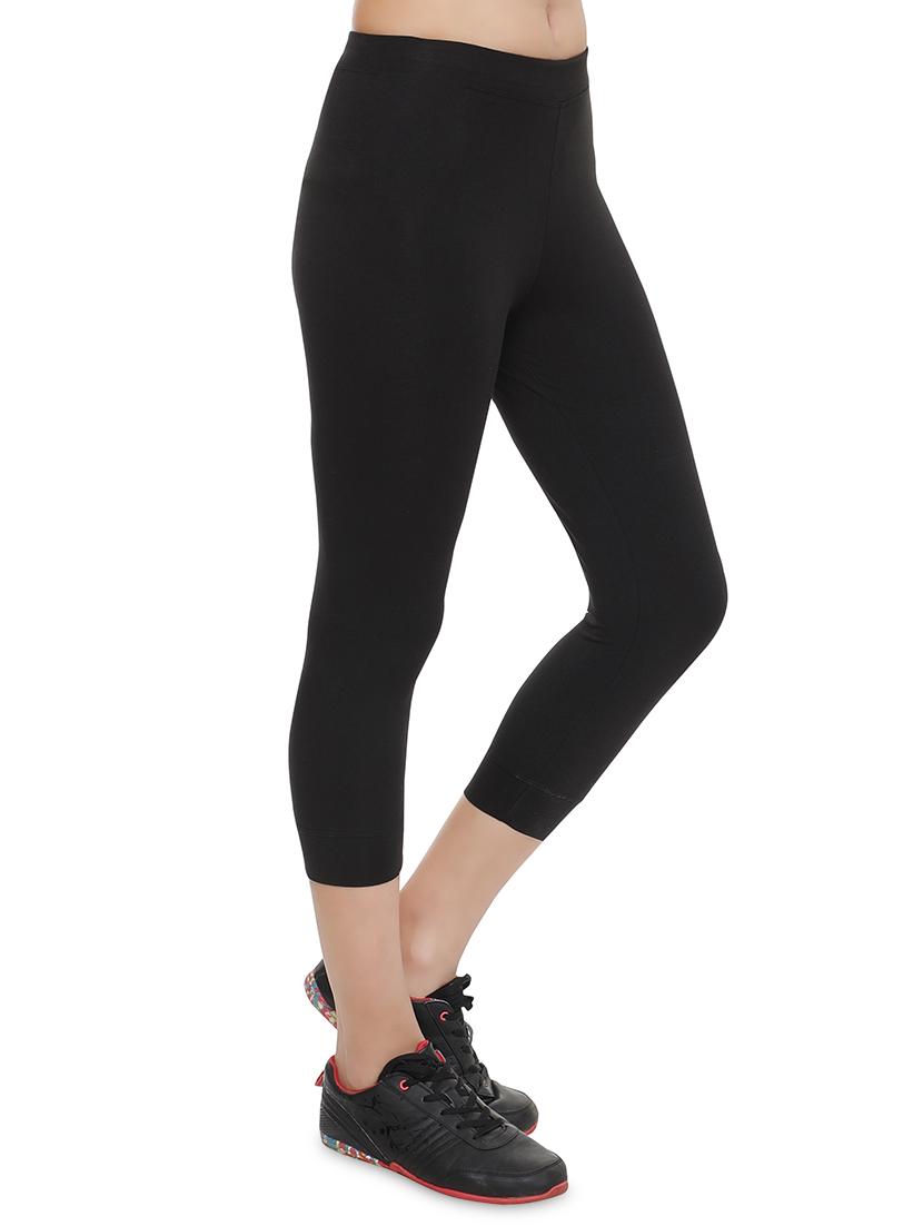 high rise solid sports capri  - 16669274 -  Standard Image - 1