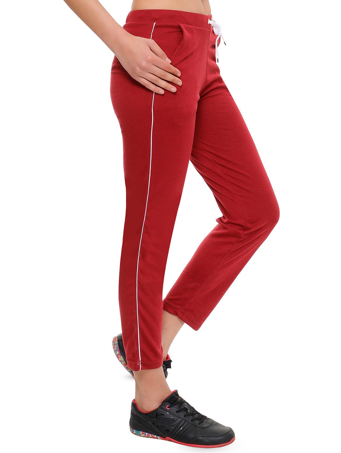 drawstring waist solid track pant - 16669299 -  Standard Image - 1