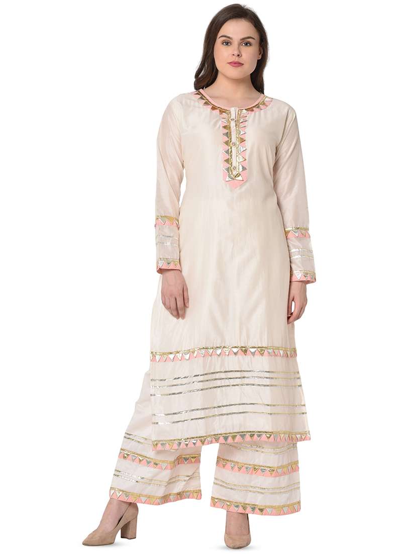 pastel kurta palazzo set