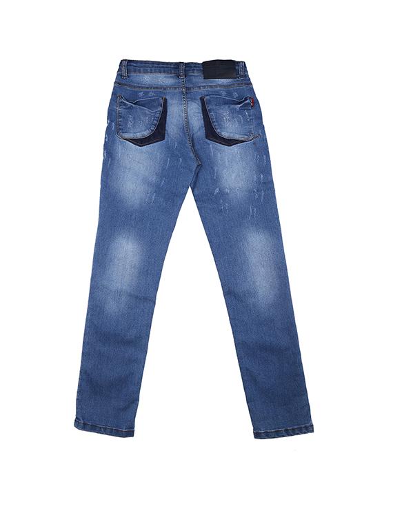 light blue denim washed jean - 16672317 - Standard Image - 1