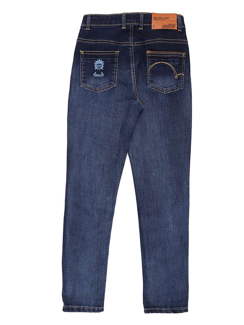 dark blue denim washed jean - 16672325 -  Standard Image - 1