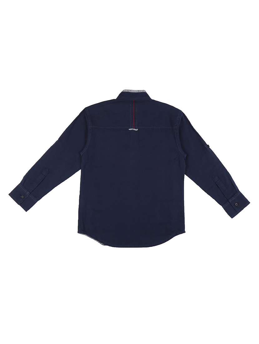 dark blue cotton shirt - 16672421 -  Standard Image - 1