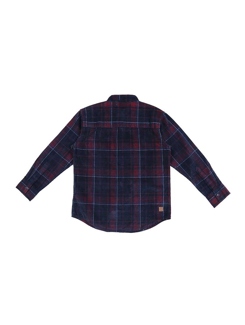 dark blue cotton shirt - 16672428 - Standard Image - 1