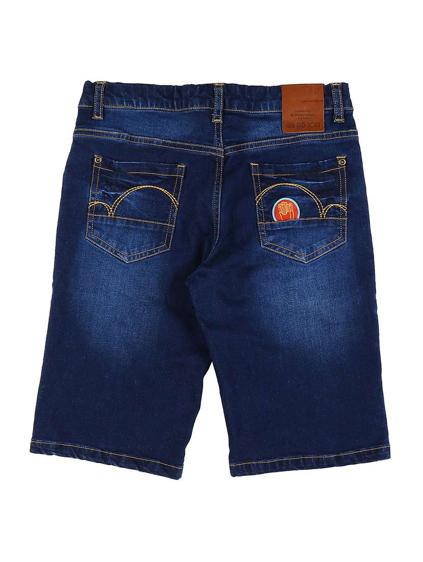 dark blue cotton blend three fourth - 16672486 - Standard Image - 1