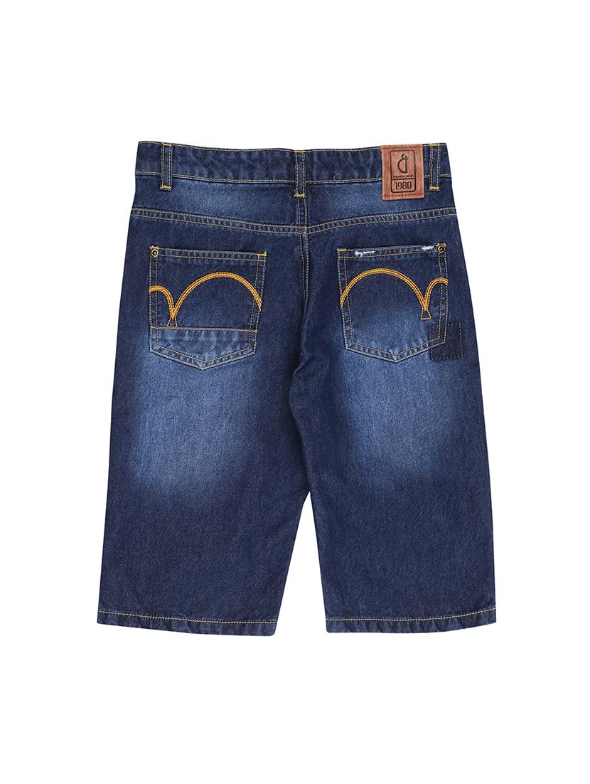 dark blue cotton blend  three fourth - 16672512 -  Standard Image - 1