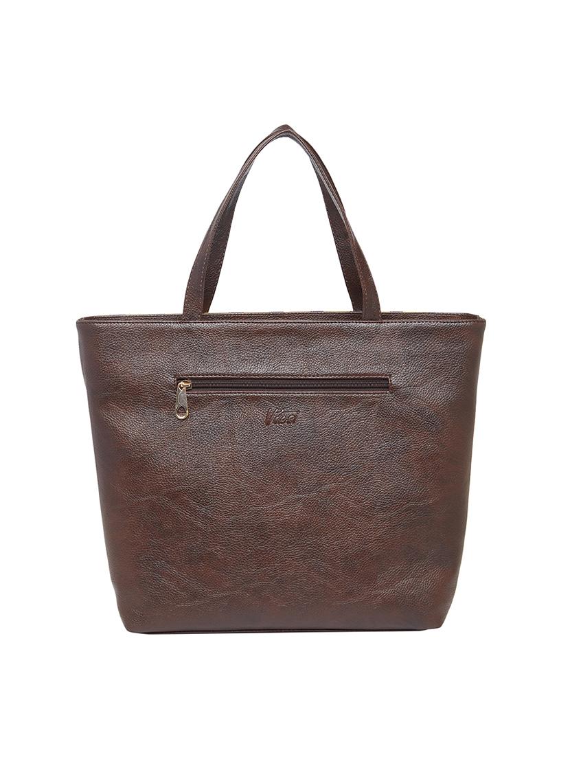 yellow leatherette (pu) regular tote - 16673092 -  Standard Image - 1