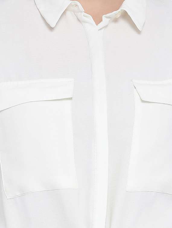 tie knot pocket detail shirt - 16673833 -  Standard Image - 4