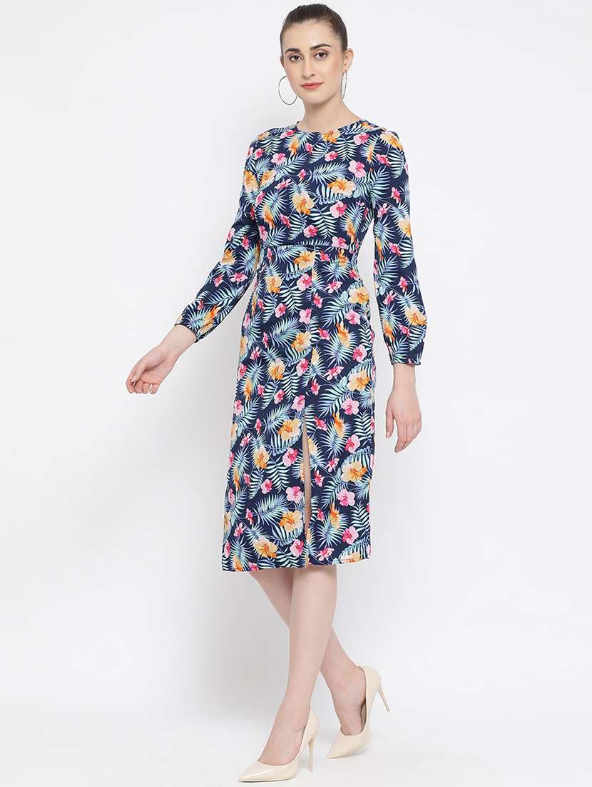 women's shift tropical dress - 16673857 - Standard Image - 1