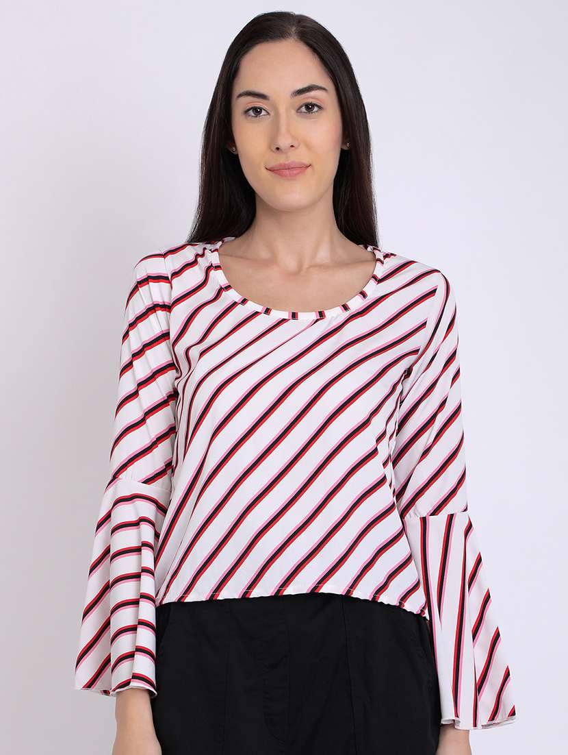 women's a line round neck top - 16675216 -  Zoom Image - 0
