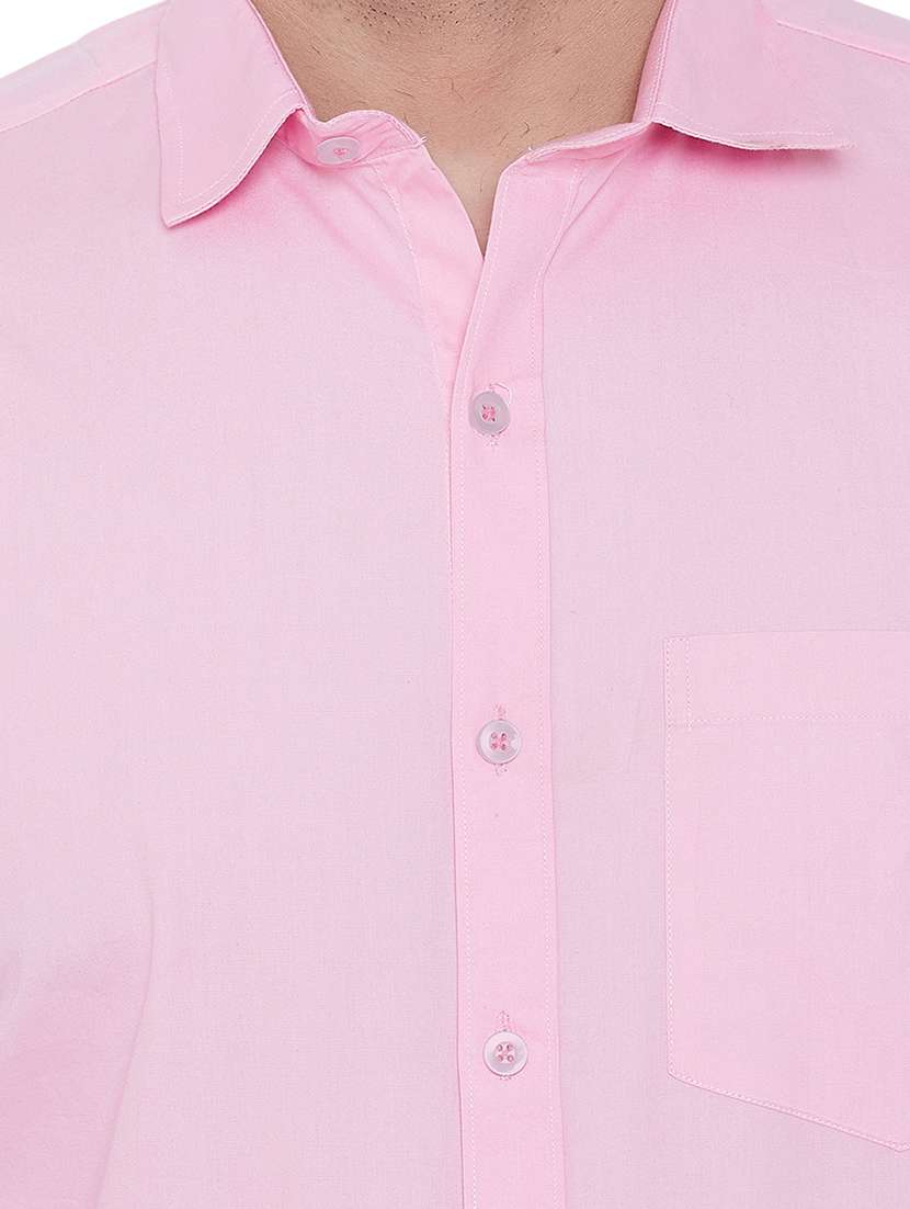 mens solids formal shirt - 16675461 - Standard Image - 4