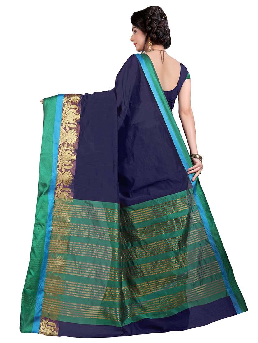 self-design gadwal saree with blouse - 16676471 -  Standard Image - 1