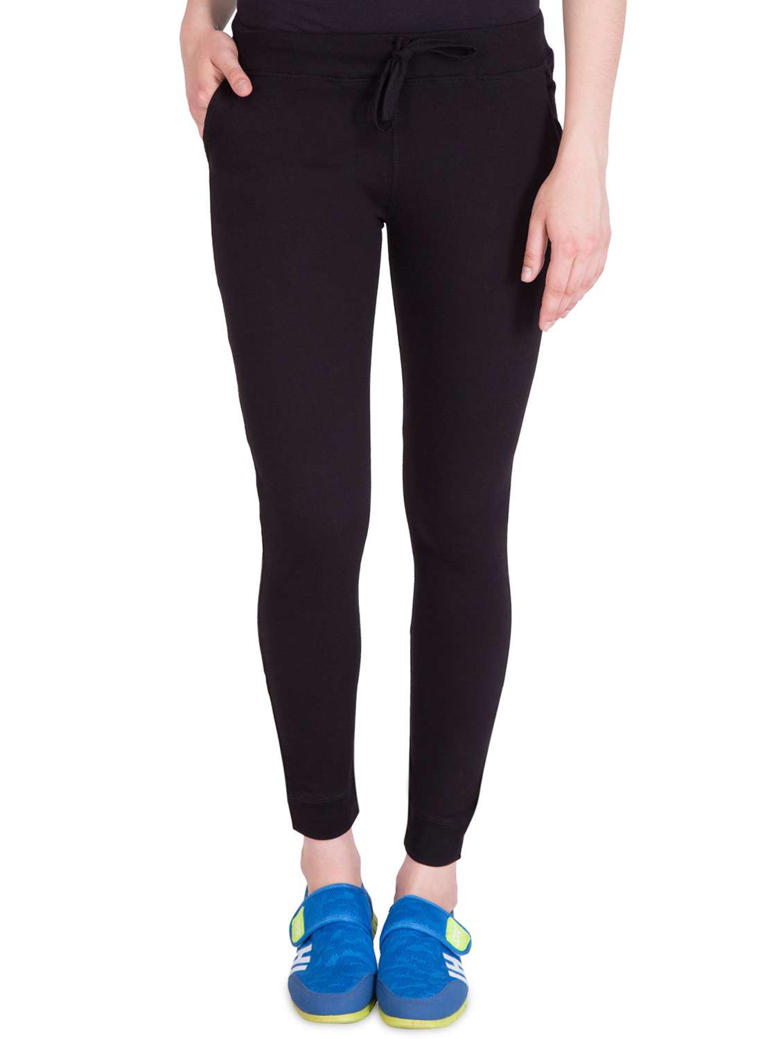 drawstring waist solid trouser