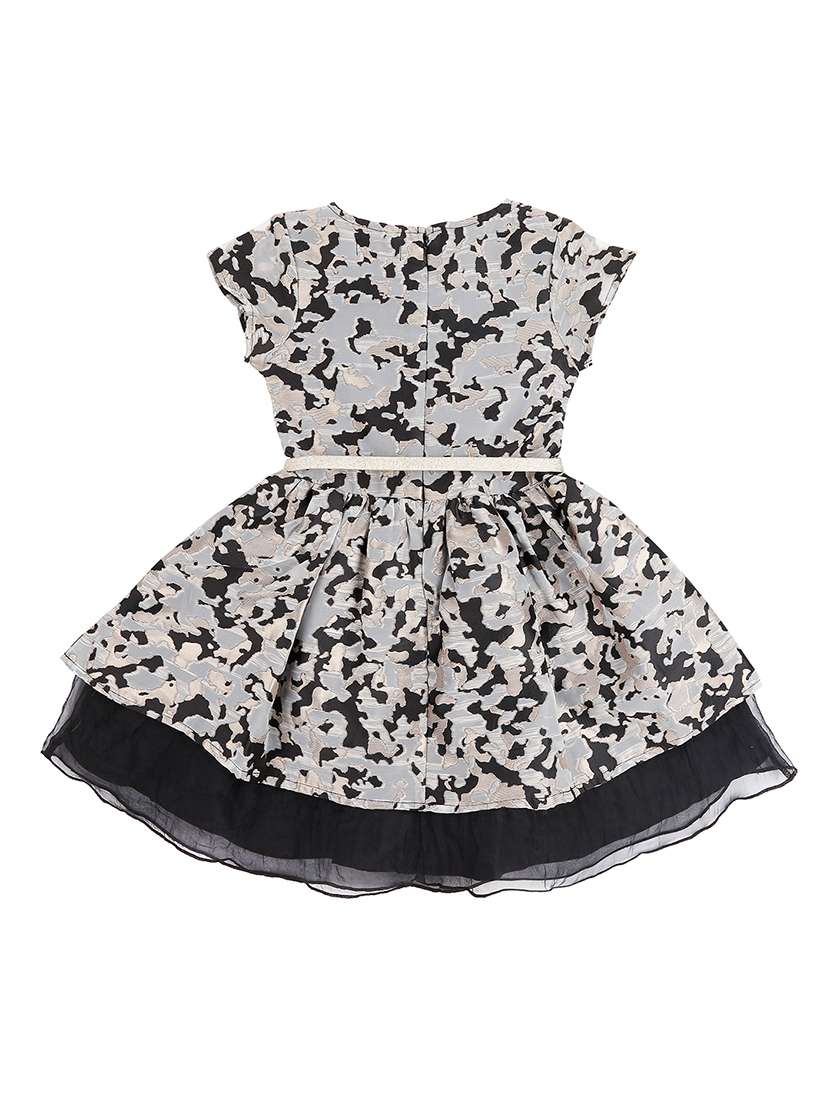 round neck belt detail frock - 16679920 - Standard Image - 1
