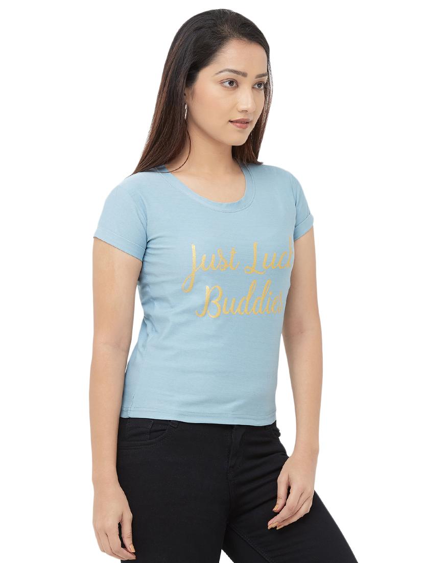 round neck printed tee - 16680207 - Standard Image - 1