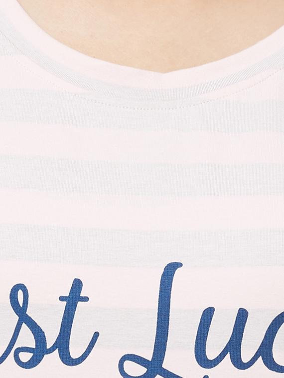 round neck printed tee - 16680208 - Standard Image - 4