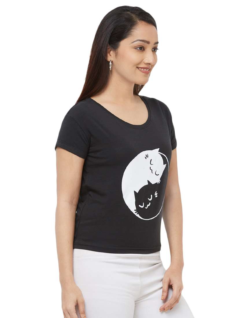 round neck quirky tee  - 16680217 -  Standard Image - 1