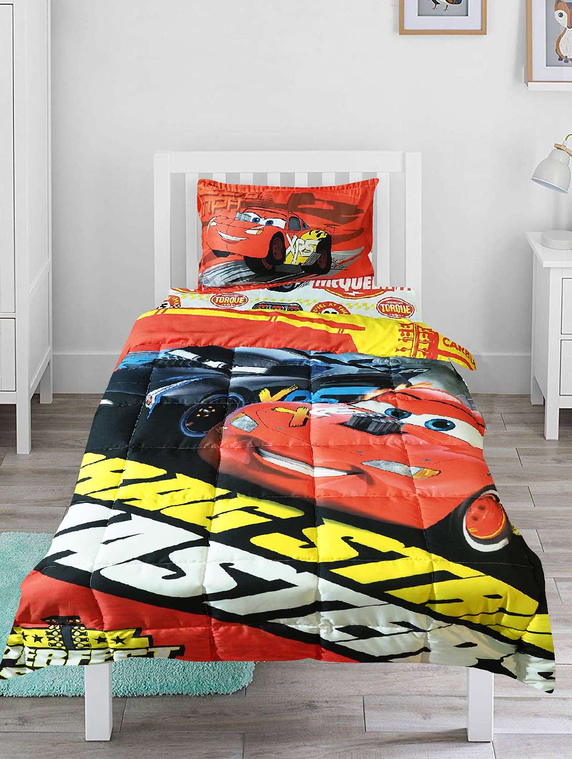   cars dragstrip masters comforter
