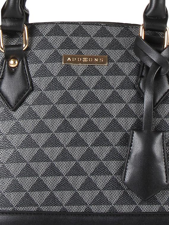 black leatherette regular sling bag - 16684699 - Standard Image - 4