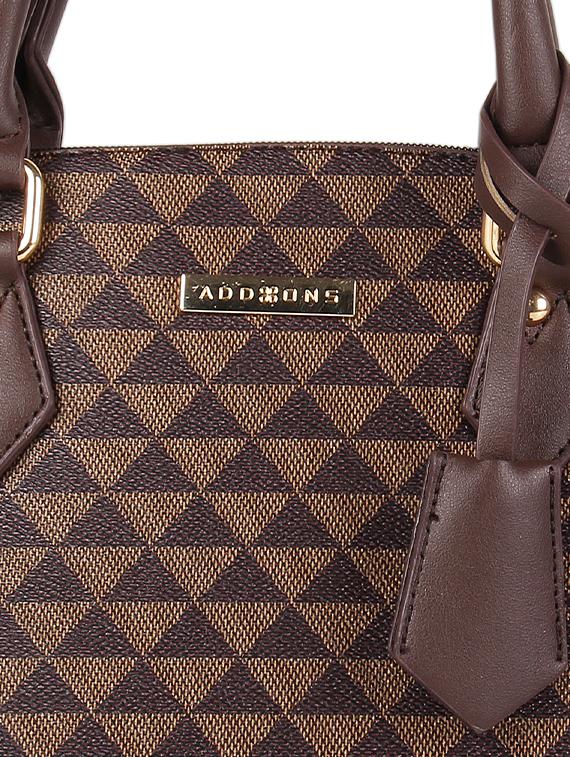 brown leatherette regular sling bag - 16684700 - Standard Image - 4