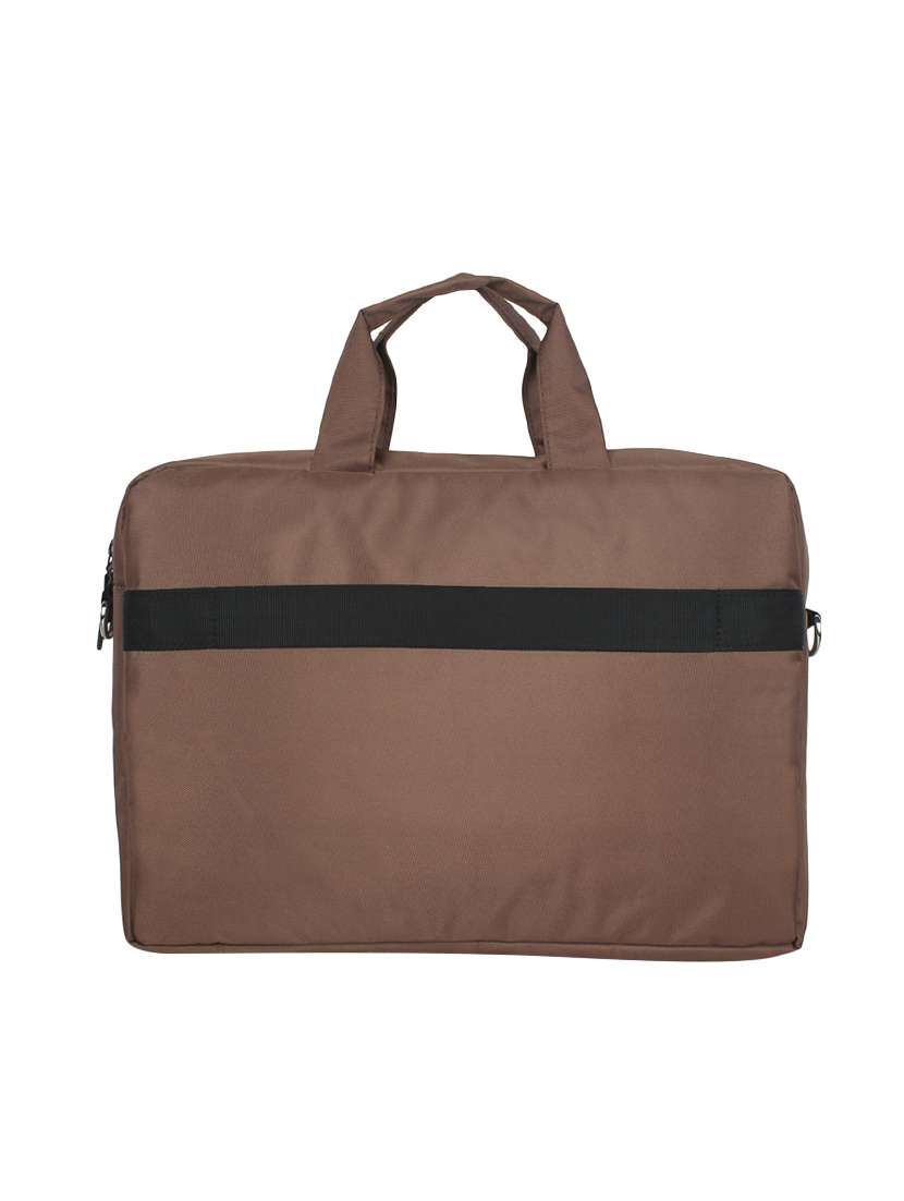 brown polyester laptopbags - 16685687 -  Standard Image - 1