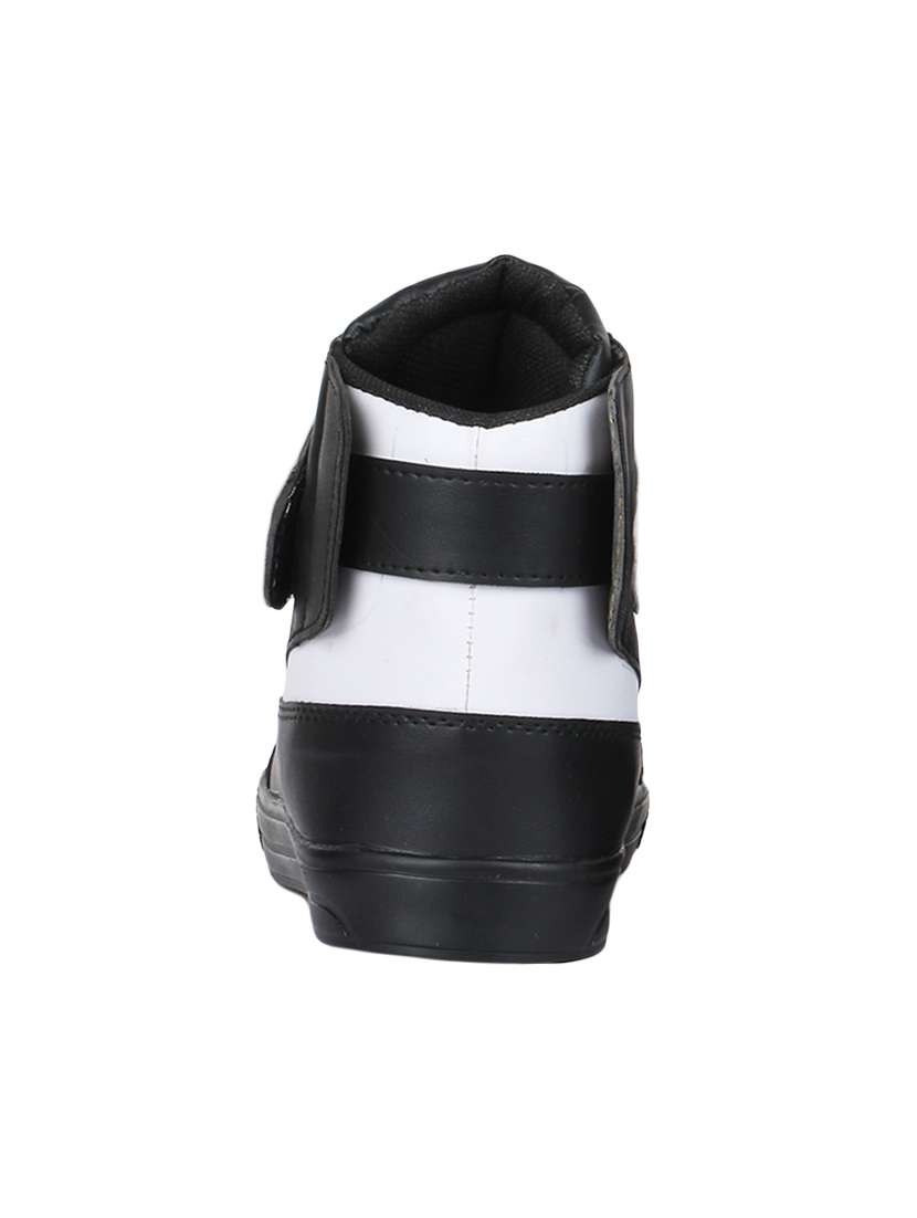 black leatherette lace up sneakers - 16685917 -  Standard Image - 1