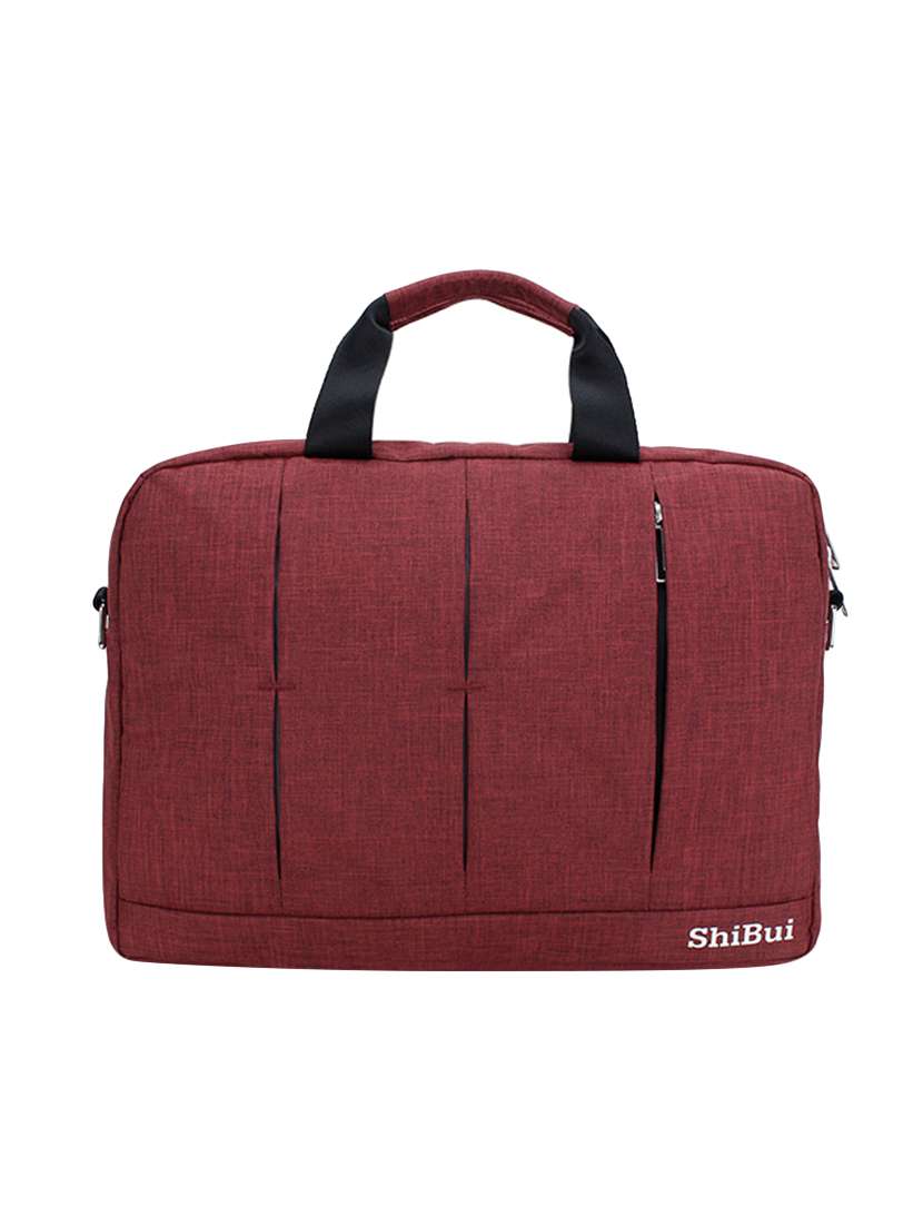 red polyester laptopbags