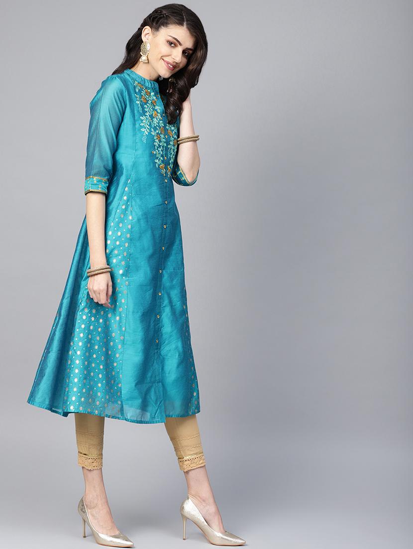 women's front slit kurta - 16693066 - Standard Image - 1