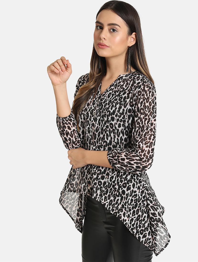 asymmetric animal top  - 16694958 -  Standard Image - 1