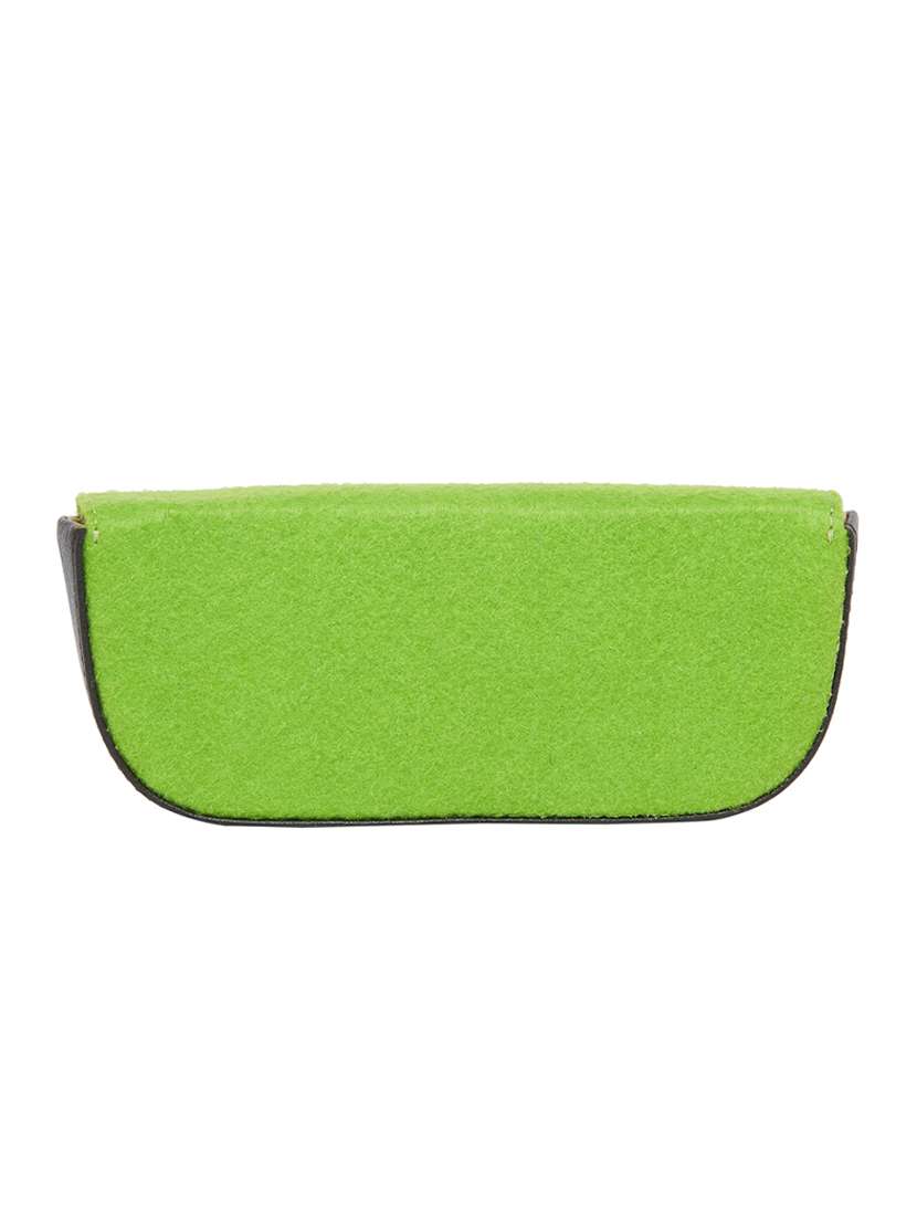 green cotton polyester blend box clutch - 16695498 - Standard Image - 1
