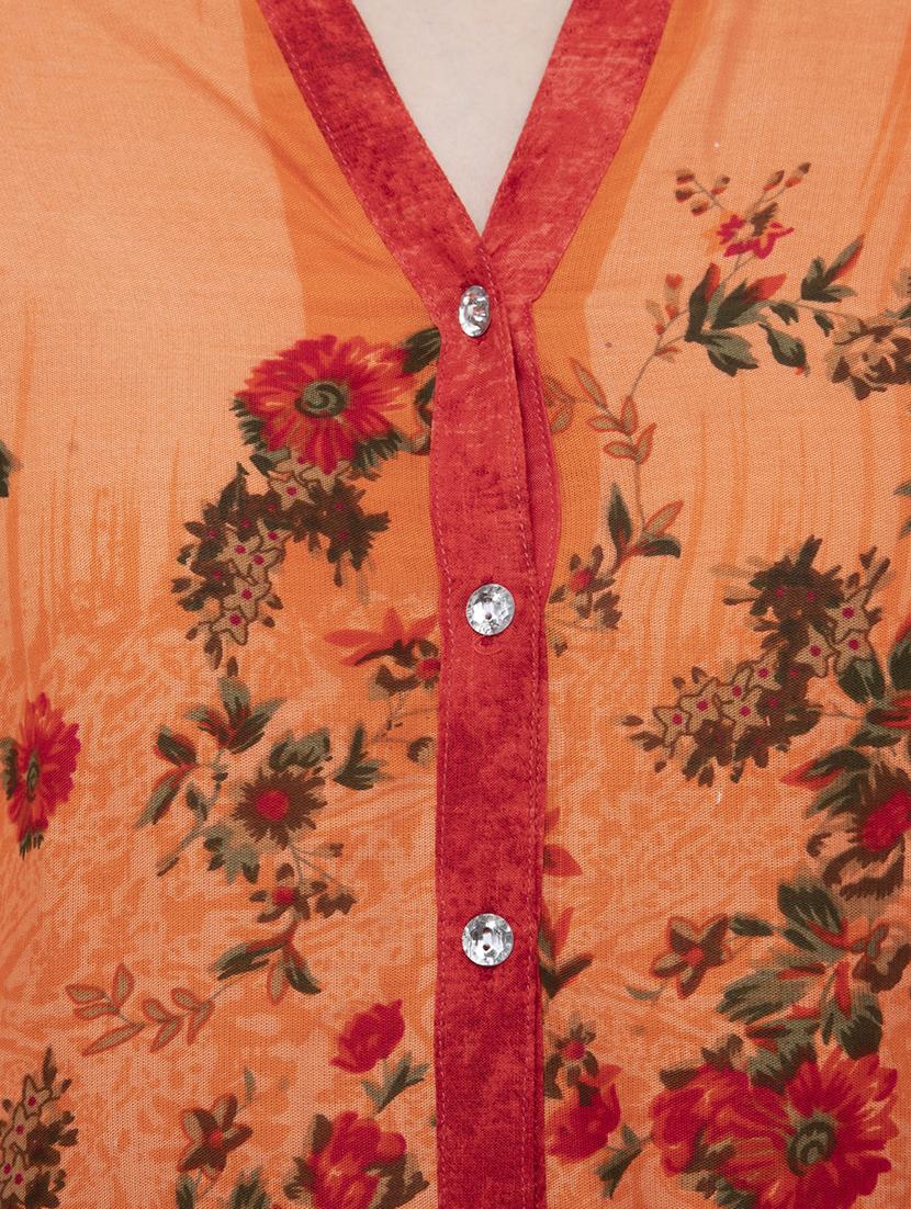 floral printed kurta palazzo set - 16695733 - Standard Image - 4