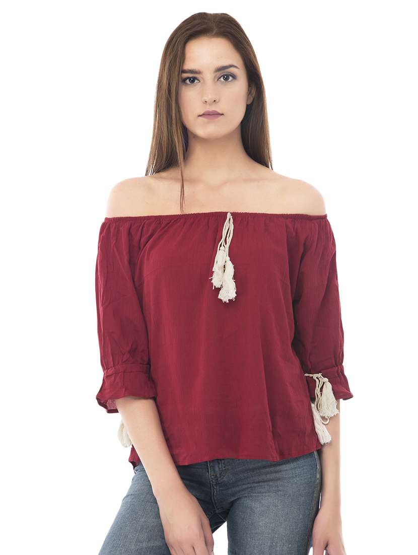 Women's Straight Off Shoulder Top