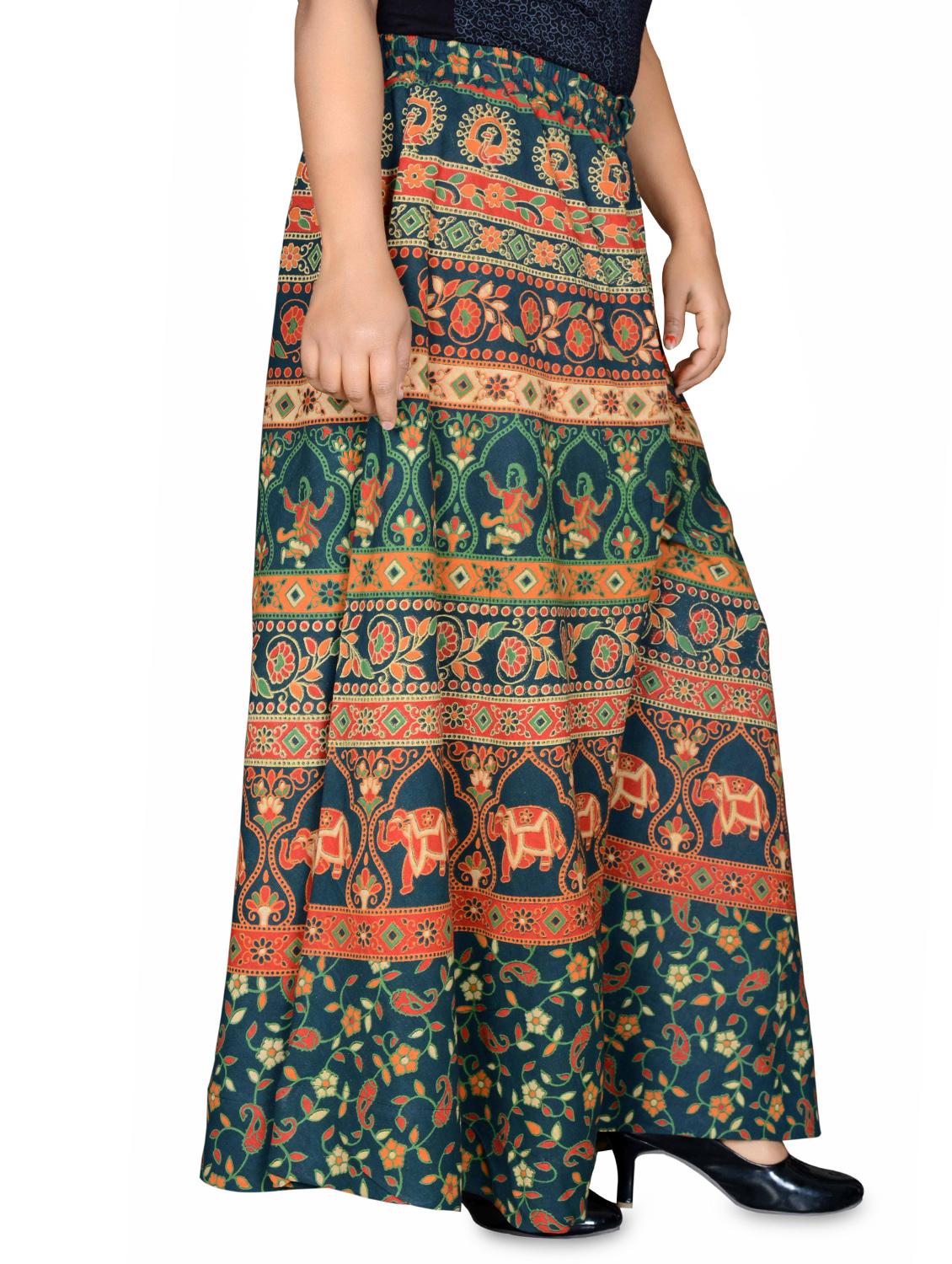 printed flared palazzo - 16697277 -  Standard Image - 1
