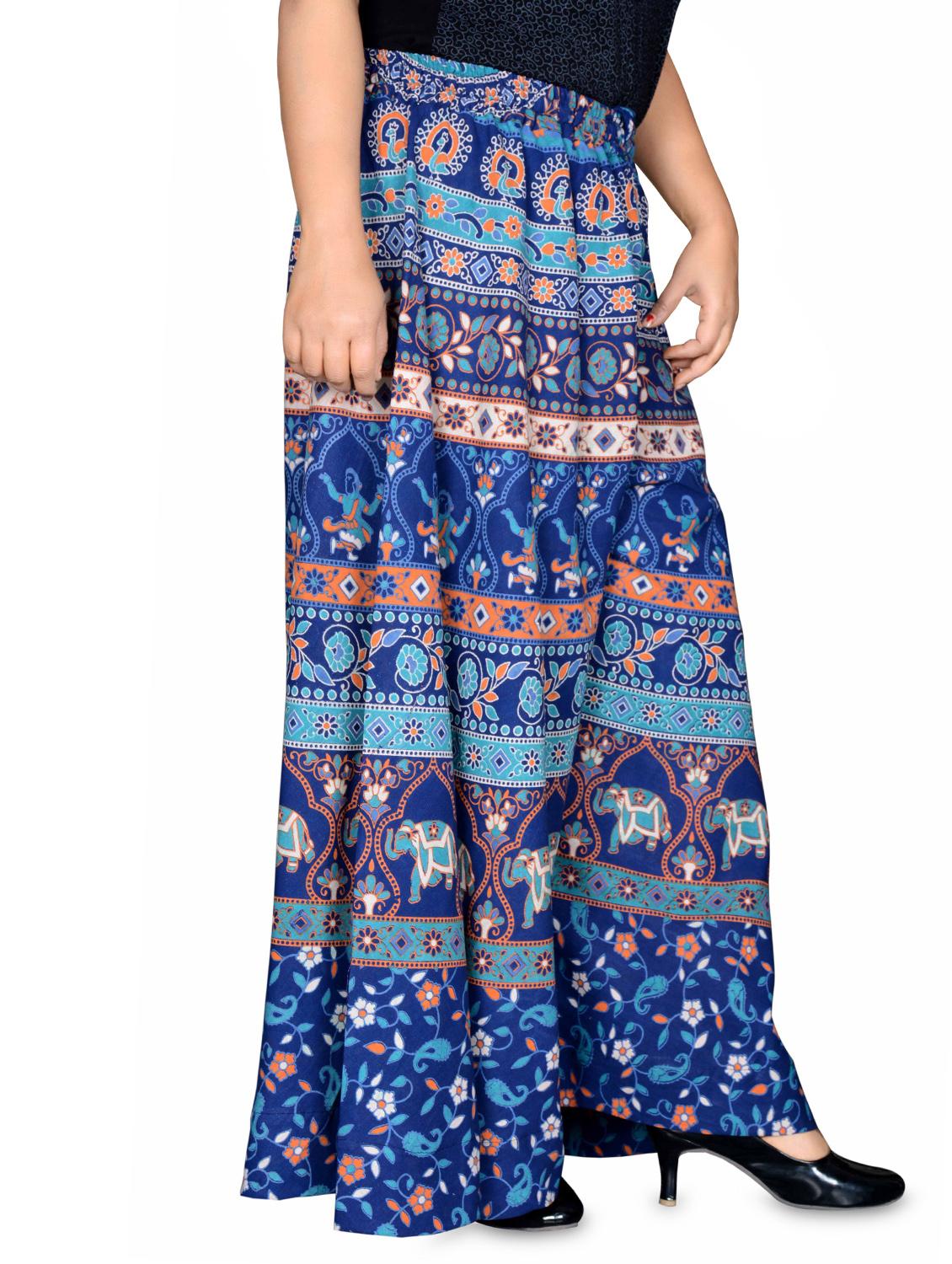 printed flared palazzo - 16697282 -  Standard Image - 1