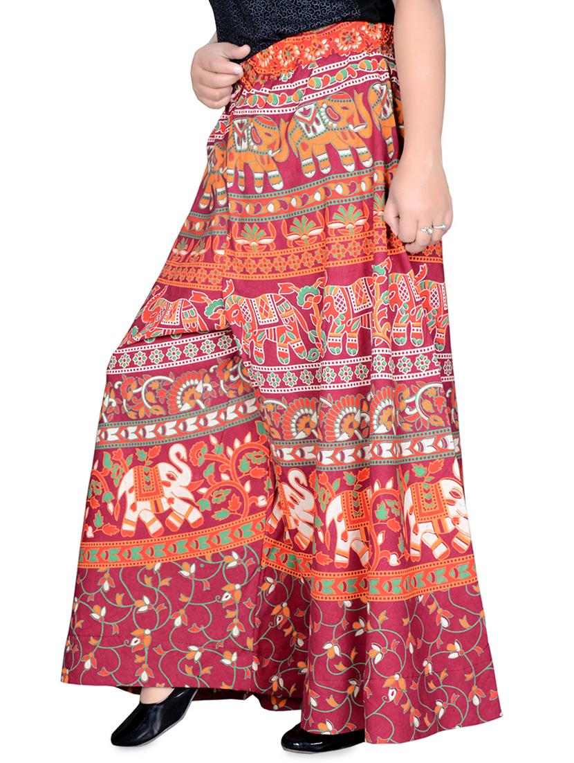 printed flared palazzo - 16697286 -  Standard Image - 1