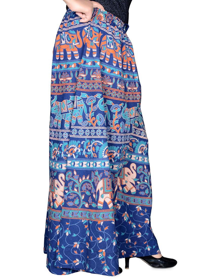 printed flared palazzo - 16697290 -  Standard Image - 1