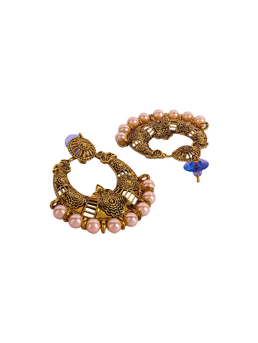 multi colored gold plated combo's. earring - 16697583 - Standard Image - 4