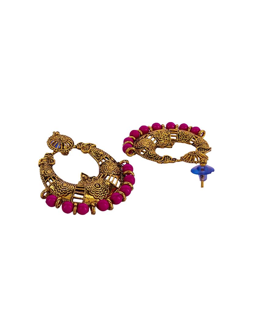 multi colored gold plated combo's. earring - 16697583 - Standard Image - 6