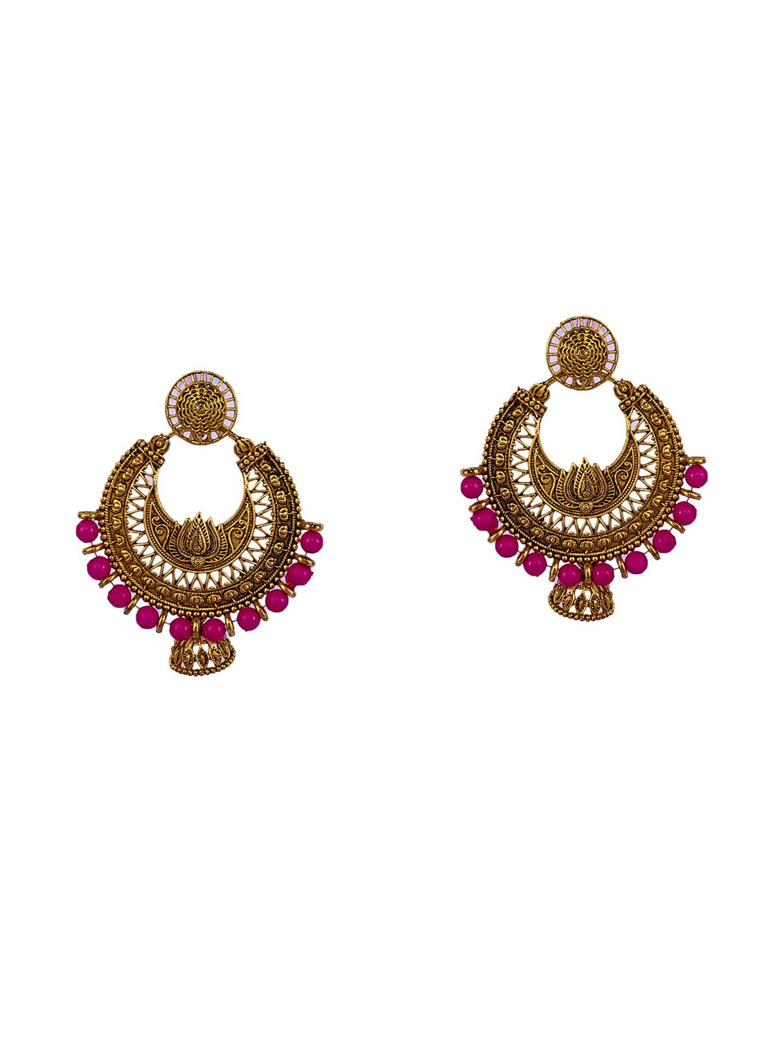 multi colored gold plated combo's. earring - 16697585 - Standard Image - 1