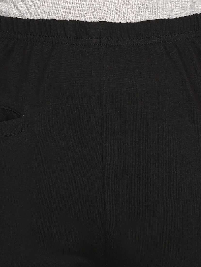 black jersey leggings - 16698523 - Standard Image - 4