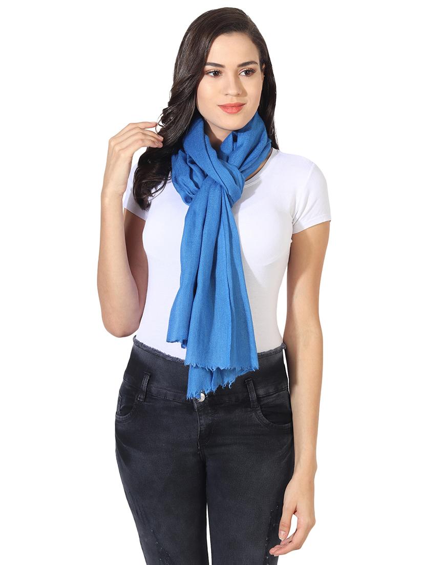 women's solid print stole - 16698839 - Standard Image - 1
