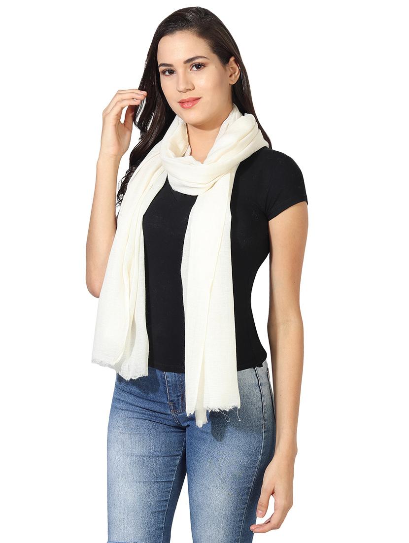 women's solid print stole - 16698847 - Standard Image - 1